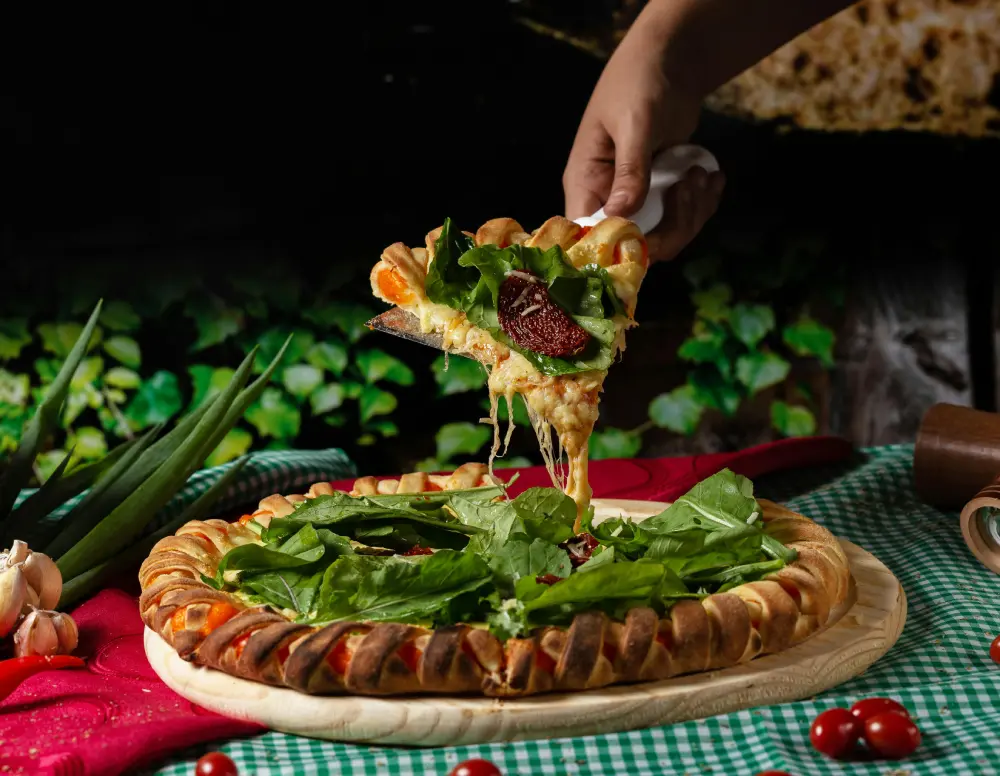 Tarte épinards fromage part soulevée - recette épinards cuits - cuisine légumes potager maison