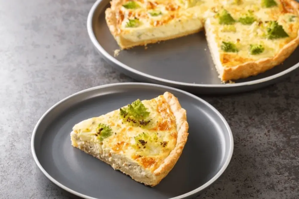 Quiche tarte chou romanesco - recette cuisine légume géométrique plat savoureux fait maison