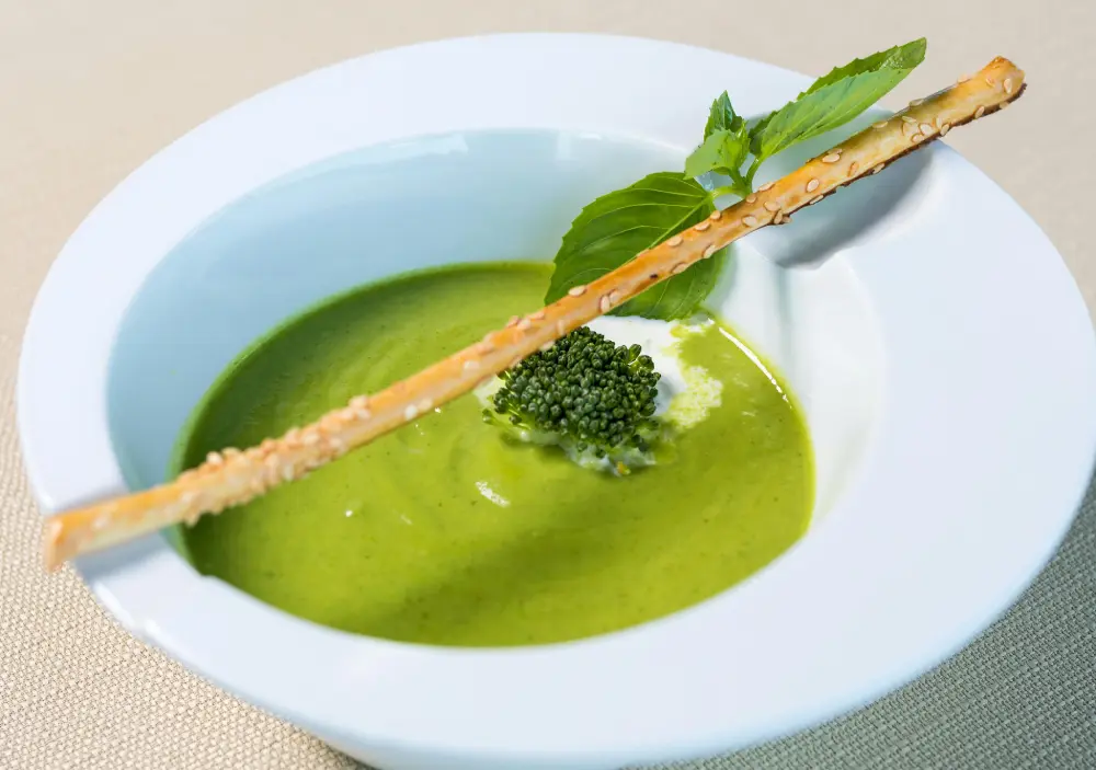 Soupe pois lisses verte velouté cuisine recette légumineuses potager