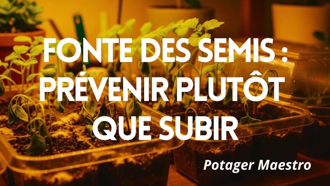 Fonte des semis : prévenir plutôt que subir - conseils Potager Maestro pour protéger vos semis en godets
