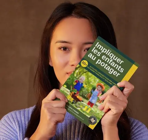 Livre Impliquer les enfants au potager de Philippe Steiner : activités ludiques pour jardiner en famille