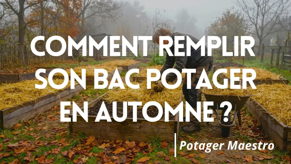 Comment remplir un bac potager en automne pour cultiver au printemps ?